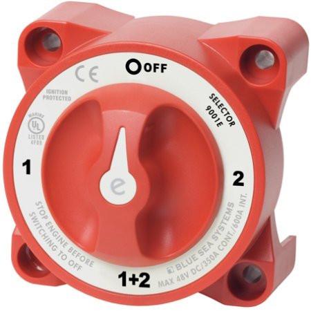 Blue Sea Systems 9001e e-Series Battery Switch Selector