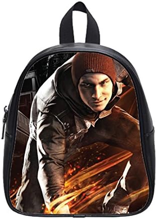 Delsin Rowe - Infamous Custom Kids School High-Grade PU Leather Backpack (Small)