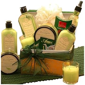 Serenity Spa Aromatherapy Gift Set  Bath and Body Gift Basket