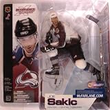 McFarlane Toys NHL Sports Picks Series 3 Action Figure: Joe Sakic (Colorado Avalanche) White Jersey VARIANT