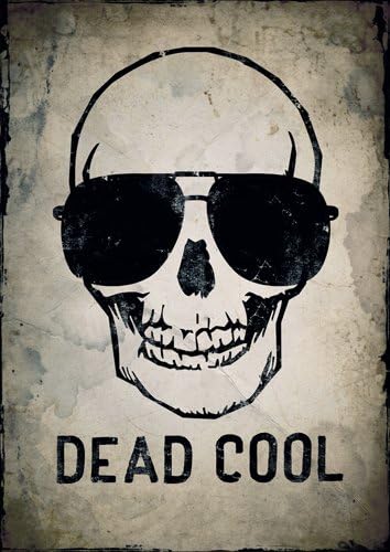 Skull Poster, Day of the Dead Poster, Size:16.5 inch x 11.7 inch, Cool Poster, Wall Art, Home Decor, Skulls, Sugar Skull, Art Print, Unframed