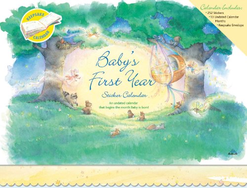 Babys First Year Sticker Calendar