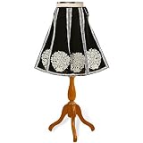 Floral Satin Stitch Panel Skirt (Petite, Tall & Misses Sizes XS-3X)