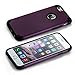 iPhone 6 Case, iPhone 6s Cases,Lookly Premium Extra Slim Hybrid Shockproof Case,Protective Case Cover for iPhone 6/iPhone 6s (4.7 inch Screen) with Screen Protector (Black+Purple)