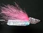 NEW FLIES Pearlescent Nuclee-r UVA Holographic & Glow in Dark Sharkskin Floating Head Tube & Trolling Turbulator Fly #171