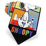 Snoopy Comics by Peanuts Gang multicolor silk ties