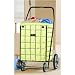 Easy Wheel Jumbo Shopping & Laundry Cart - Black
