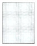 TOPS Quadrille Pad, 8.5 x 11 Inches, 4 Squares per Inch, 20 Pound Stock, 50 Sheets, White (33041)