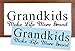 Grandkids Make Life More Grand Stencil for Painting Wood Signs, Reusable & Sturdy