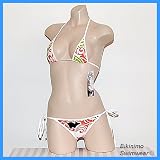 Butterfly Cheekhugger Bikini (Cute Orange Floral) Micro