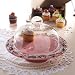 American Atelier Confections Pedestal Cupcake Cake Plate with Glass Dome