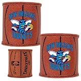 NBA New Orleans Hornets Two Piece Basketball Can Holder Set
