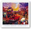 Sunset Ride by Stephen Morath 22.25"x25.5" Art Print Poster