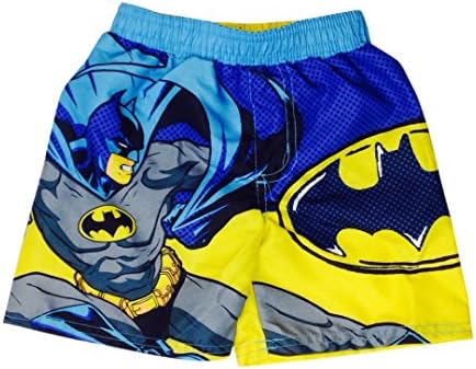 Dc Comics Batman Little Boy Swimsuit Swim Trunk Size 4-7 (4/5)