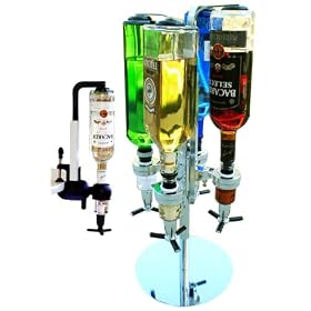 Click here to buy Barboy Bar Boy 4 shot Alcohol Dispenser and 1 Shot Barboy by American Clocks.