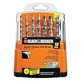Black & Decker 71-931 HSS Drill Bit Set, 18-Piece [並行輸入品]