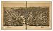 Historic New Castle, Pennsylvania, c. 1896 (L) Panoramic Map Poster Print Reprint Giclee