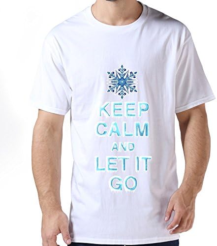 Keep Calm Let It FrozenMen'sSleeve White KaiOu