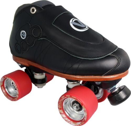 Vanilla Brass Knuckle Blackout PRO Red Backspin Deluxe Quad Speed Roller Derby Skate