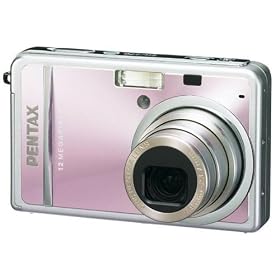 Pentax Optio S12 12MP Digital Camera with 3x Optical Zoom (Pink) by Pentax