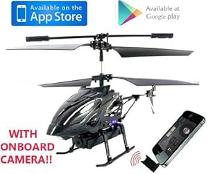 iHelicopter con telecamera - iCam Lightspeed elicottero controllato con Android / iPad / iPhone con telecamera per foto e video