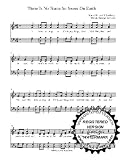 There is no name so sweet on earth SATB W/Pratice CD A Capella Choral Sheet Music.5 copies of song and 5 practice CD's included