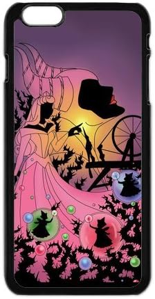 FEEL.Q- Disney Movie Maleficent Sleeping Beauty Cartoon Rubber iPhone 6 Plus Case 6Plus 6+ Cover (5.5 inch)