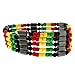 Rasta Hematite Wrap 32"