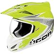 Icon Salvo Hi-Viz Men's Variant Street Motorcycle Helmet - Yellow