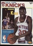 1984/85 NY Knick Program Bernard King Auto B & E Holo - Autographed NFL Magazines