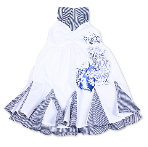 Pampolina Baby - M&auml;dchen Kleid, All over Druck S2124027, Gr. 140, Wei&szlig; (1000) Preisvergleich