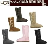 UGG australia/アグオーストラリア ugg ムートンブーツ ugg クラシックショート「Bailey Button Triplet/ベイリーボタン トリプル」ロングブーツ 3way シープスキン ムートンブーツ 1873 並行輸入品