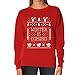 TeeStars Women's - Winter Is Coming Ugly Christmas Sweater Sweatshirt