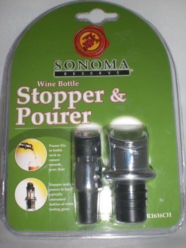 Wine Bottle Stopper and Pourer by Sonoma Reserve