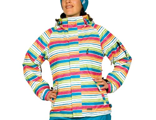 CHANEX Damen Snowboardhose Polygraph, candy stripe, L, 6760_03_candy stripe_957 Preisvergleich