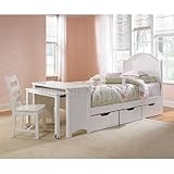 Haley Bedroom Set w/ Attached Desk Panel Bed by Lea Industries