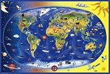 Schmidt - 55425 - Puzzles - Mappemonde Enfantine - 100 Pi�ces
