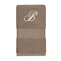 Fieldcrest Classic Monogrammed Hand Towel - Quiver Brown (M)