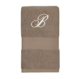 Review A Plus Marketing  / Fieldcrest™ Classic Monogrammed Hand Towel - Quiver Brown (H)
