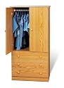 Oak 3-Drawer Wardrobe