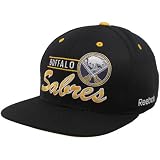 Reebok Buffalo Sabres Black Grind Snapback Adjustable Hat