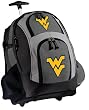 WVU Rolling Backpack Deluxe Gray West Virginia University - Our Best Backpacks Bags with Wheels or School Trolley Bags Carry-Ons - Unique Gifts