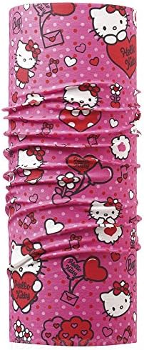 Junior Buff Gaiter/Neck Tube, Hello Kitty Pink Balloons &amp; Hearts