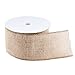 Super Z Outlet 10 Yard Burlap Natural Color Fabric Ribbon Roll for Arts & Crafts Homemade DIY Projects, Event Decorations (3 Inch)