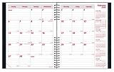 Rediform Brownline CoilPro 11 x 8 1/2 Inch Black14 Month Planner (CB1262C.BLK)