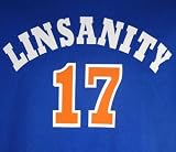 Jeremy Lin LINSANITY New York Basketball Knicks #17 T-Shirt Tee