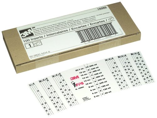 3M 16076 PPS Mix Ratio Inserts for Regular Size Cup (BASF)