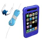 Sumajin INK Silicon Case for iPhone 3GS Starter Kit（Blue）[SM-SIL3GS-SKT-BL]