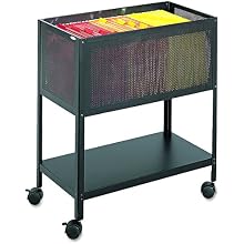 Safco Wire Utility Cart Black