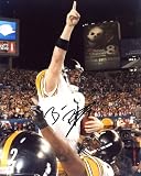 Ben Roethlisberger Autographed / Signed Celebrating 8x10 Photo